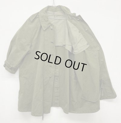 画像3: 50'S フランス軍 モーターサイクルコート ミリタリーグリーン (VINTAGE)