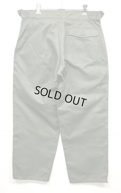 画像5: 60'S フランス空軍 エアフォース アジャスター付き メカニックパンツ AILEEジップ (DEADSTOCK)