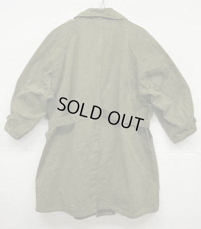 画像4: 50'S フランス軍 モーターサイクルコート ミリタリーグリーン (VINTAGE)