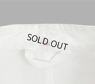 画像2: 60'S THALER ユーロワーク スタンドカラー カバーオール ホワイト (VINTAGE)