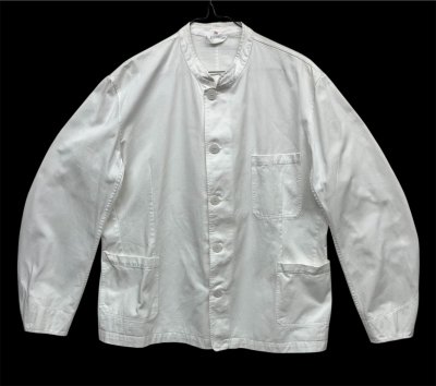 画像1: 60'S THALER ユーロワーク スタンドカラー カバーオール ホワイト (VINTAGE)