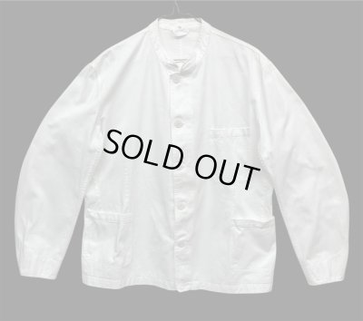 画像1: 60'S THALER ユーロワーク スタンドカラー カバーオール ホワイト (VINTAGE)