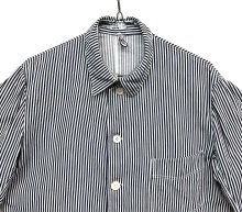 他の写真1: 50'S ユーロワーク Vポケット ワークジャケット カバーオール ストライプ (VINTAGE)