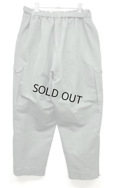 画像5: イタリア軍 エアフォース ベルト付き フィールドパンツ ririシップ グレーカーキ (DEADSTOCK)
