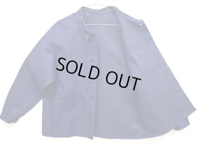 画像3: 60'S LE PIGEON BLEU フレンチワーク カバーオール インクブルー (DEADSTOCK)