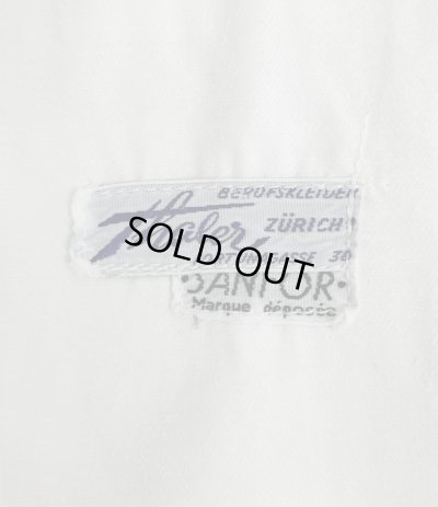 画像3: 60'S THALER ユーロワーク スタンドカラー カバーオール ホワイト (VINTAGE)