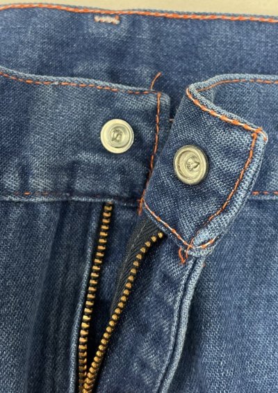 画像3: 80'S BIG MAC トップスナップボタン デニム ペインターパンツ W36L31 インディゴ USA製 (VINTAGE)