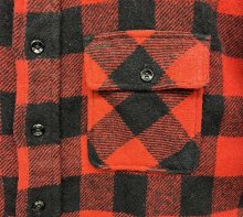 他の写真2: 50'S PILGRIM マチ付き ウールシャツ バッファローチェック (VINTAGE)