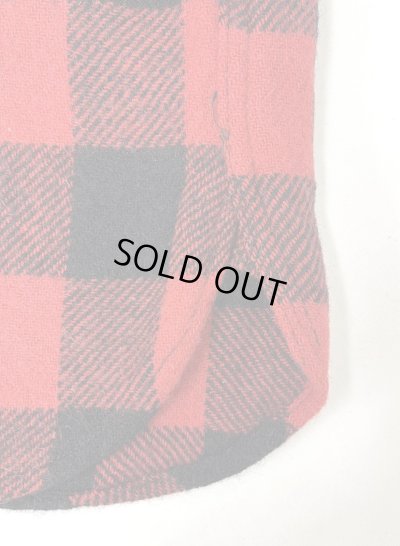 画像3: 50'S PILGRIM マチ付き ウールシャツ バッファローチェック (VINTAGE)