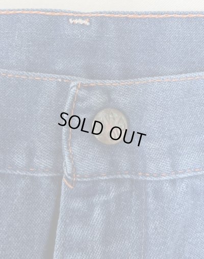 画像2: 80'S BIG MAC トップスナップボタン デニム ペインターパンツ W36L31 インディゴ USA製 (VINTAGE)