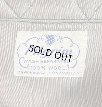 画像2: 50'S PILGRIM マチ付き ウールシャツ バッファローチェック (VINTAGE)