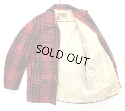 画像4: 50'S SOO WOOLEN MILLS ウール マッキーノジャケット バッファローチェック (VINTAGE)