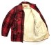 画像4: 50'S SOO WOOLEN MILLS ウール マッキーノジャケット バッファローチェック (VINTAGE) (4)