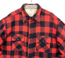 他の写真1: 50'S PILGRIM マチ付き ウールシャツ バッファローチェック (VINTAGE)