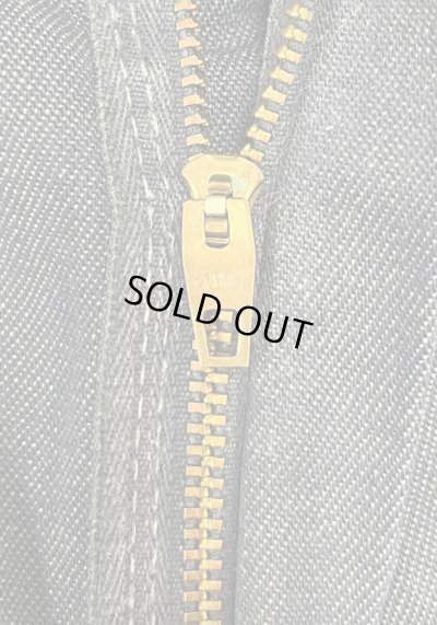 画像4: 70'S SEARS トップスナップボタン バットダイデニム ペインターパンツ SCOVILLジップ インディゴ (VINTAGE)