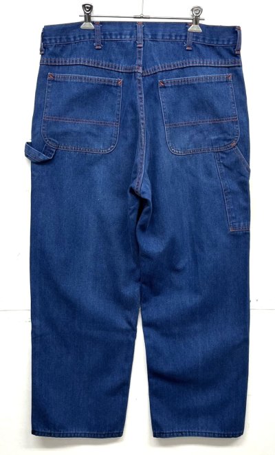 画像6: 80'S BIG MAC トップスナップボタン デニム ペインターパンツ W36L31 インディゴ USA製 (VINTAGE)