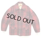 50'S SOO WOOLEN MILLS ウール マッキーノジャケット バッファローチェック (VINTAGE)
