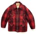 画像1: 50'S SOO WOOLEN MILLS ウール マッキーノジャケット バッファローチェック (VINTAGE) (1)