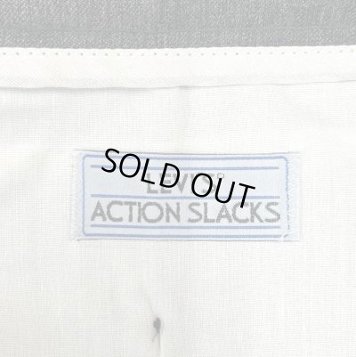画像2: 90'S LEVIS "ACTION SLACKS" スラックス チャコール USA製 (VINTAGE)