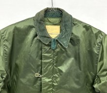 他の写真1: 70'S アメリカ軍 US NAVY バックステンシル チンスト付き 裏地キルティング デッキジャケット SCOVILLジップ (DEADSTOCK)