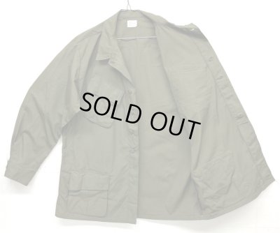 画像3: 60'S アメリカ軍 US ARMY "JUNGLE FATIGUE" リップストップ ファティーグジャケット L-LONG (DEADSTOCK)