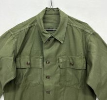 他の写真1: 50'S アメリカ軍 US ARMY "1st MODEL" OG107 コットンサテン ユーティリティシャツ (VINTAGE)