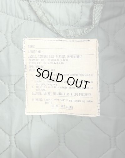 画像2: 70'S アメリカ軍 US NAVY バックステンシル チンスト付き 裏地キルティング デッキジャケット SCOVILLジップ (DEADSTOCK)