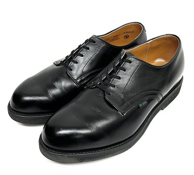 画像1: 80'S MASON SHOES レザー ポストマンシューズ ブラック USA製 (VINTAGE)