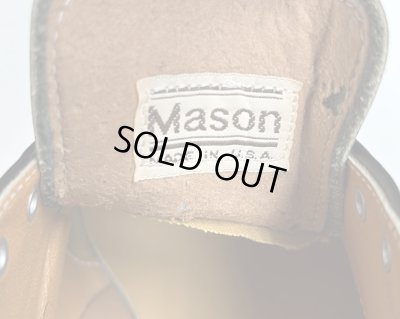 画像2: 80'S MASON SHOES レザー ポストマンシューズ ブラック USA製 (VINTAGE)