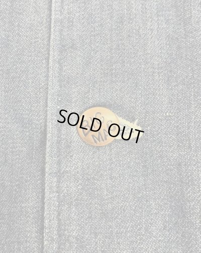 画像4: 70'S BIG MAC 裏地ブランケット デニム カバーオール インディゴ USA製 (VINTAGE)