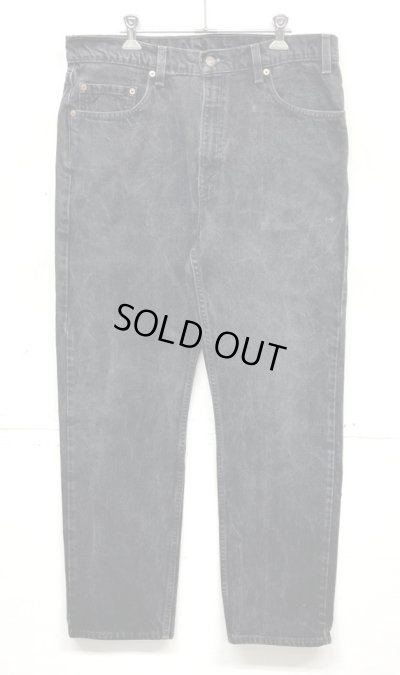 画像1: 90'S LEVIS 505 デニム ブラック USA製 W36L32 (VINTAGE)