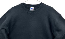 他の写真1: 90'S RUSSELL ATHLETIC 前Vガゼット付き クルーネック スウェットシャツ ブラック (VINTAGE)