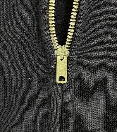 画像3: 70'S SEARS フルジップ スウェットパーカー ネイビー IDEALアルミジップ (VINTAGE)