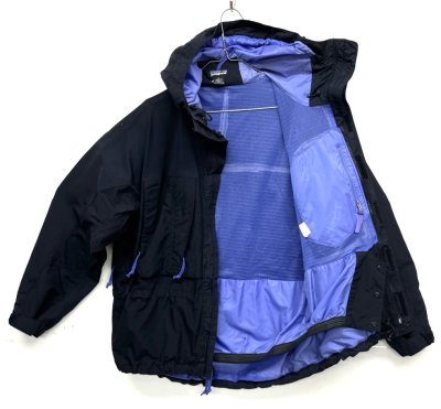 画像3: 90'S PATAGONIA "NITRO II JACKET" 裏地メッシュ ナイロンジャケット ブラック (VINTAGE)