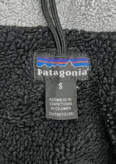 画像2: 00'S PATAGONIA "FUSION JACKET" 裏地ボアフリース ナイロンジャケット オリーブ/ブラック (VINTAGE)