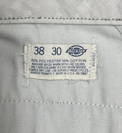 画像4: 80'S DICKIES 874 チビタグ ワークパンツ ブラウン W38L30 USA製 (VINTAGE)