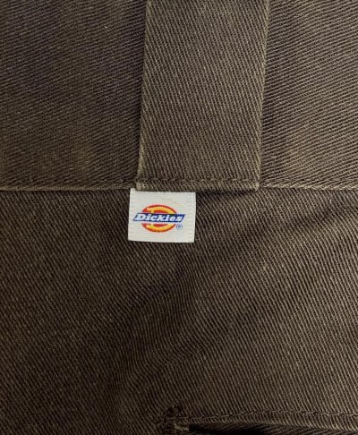 画像2: 80'S DICKIES 874 チビタグ ワークパンツ ブラウン W38L30 USA製 (VINTAGE)