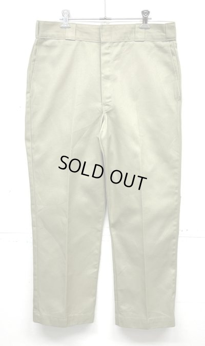 画像3: 80'S DICKIES 874 チビタグ ワークパンツ ベージュ TALONジップ W34L28 USA製 (VINTAGE)