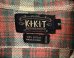 画像2: 90'S KIKIT ヘビーフランネル ワークシャツ チェック柄 (VINTAGE) (2)