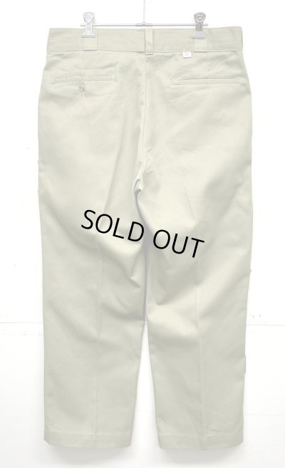 画像1: 80'S DICKIES 874 チビタグ ワークパンツ ベージュ TALONジップ W34L28 USA製 (VINTAGE)