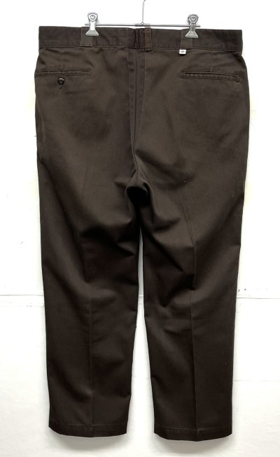画像1: 80'S DICKIES 874 チビタグ ワークパンツ ブラウン W38L30 USA製 (VINTAGE)