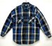 画像3: 80'S MIGHTY-MAC 裏地キルティング ヘビーフランネル ワークシャツ チェック柄 (VINTAGE) (3)