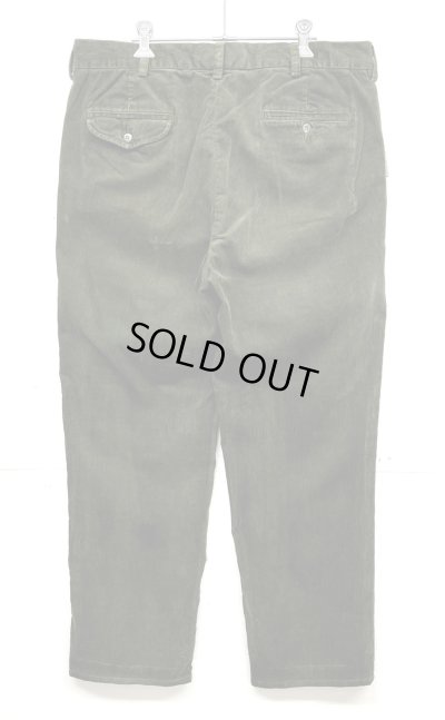画像3: 90'S RALPH LAUREN "HAMMOND PANT" ツープリーツ コーデュロイパンツ オリーブ (VINTAGE)
