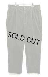 90'S RALPH LAUREN "HAMMOND PANT" ツープリーツ コーデュロイパンツ オリーブ (VINTAGE)