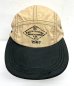 画像2: 90'S RALPH LAUREN レザー/キャンバス ロングビルキャップ ブラック/ベージュ (VINTAGE) (2)