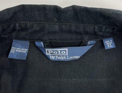 画像2: 90'S RALPH LAUREN "フランス軍 TAP47" パラシュートジャケット ブラック (VINTAGE)