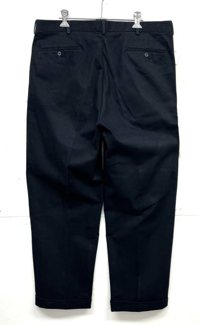 画像5: 90'S RALPH LAUREN ツープリーツ チノパンツ ブラック (DEADSTOCK)