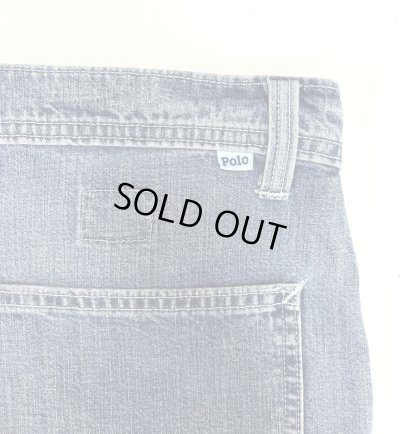 画像4: 90'S RALPH LAUREN デニム ペインターパンツ インディゴ (VINTAGE)