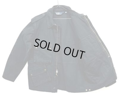 画像4: 90'S RALPH LAUREN "フランス軍 TAP47" パラシュートジャケット ブラック (VINTAGE)