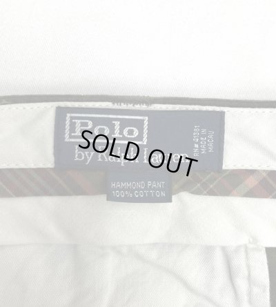 画像2: 90'S RALPH LAUREN "HAMMOND PANT" ツープリーツ コーデュロイパンツ オリーブ (VINTAGE)